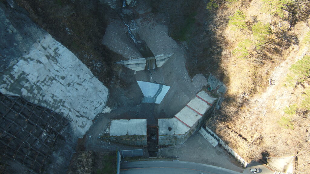 祖山出谷砂防堰堤